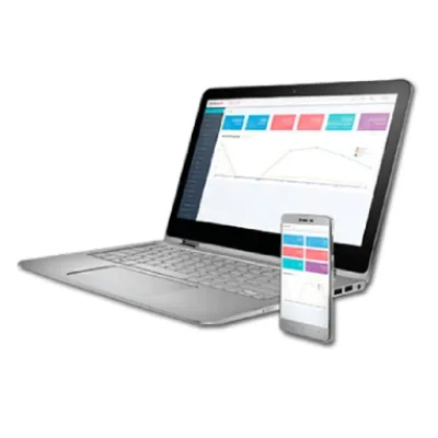 Interfaz gráfica de software de controladores de acceso para seguridad empresarial.