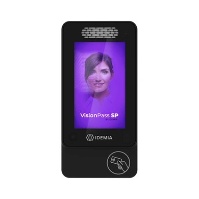 Lector facial Vision Pass SP MDI con lector iCLASS y protección IP65
