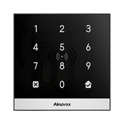 Teclado de acceso Akuvox A02 con lector RFID y gestión cloud