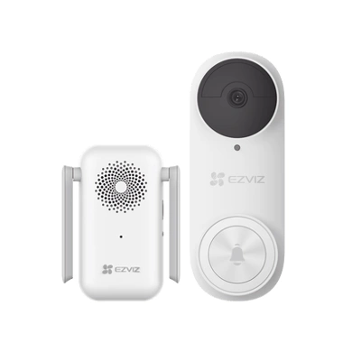 Timbre EZVIZ CS-DB2KIT con cámara Wi-Fi recargable