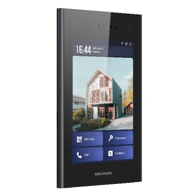 Frente IP Hikvision con pantalla de 8” y reconocimiento facial (Intercomunicador)