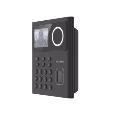 Terminal Hikvision DS-K1T320MFWX-B con respaldo de batería, huella y tarjetas MIFARE