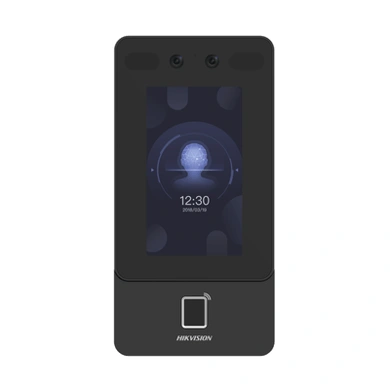 Terminal facial y de huella con lector MIFARE Hikvision DS-K1T342MFWX-E1 para exteriores