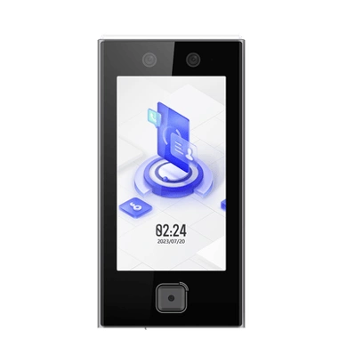 Terminal Hikvision DS-K1T670MWX-QR con pantalla de 7” y lector QR de alta velocid