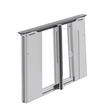 Torniquete izquierdo Hikvision con reconocimiento facial y lector QR