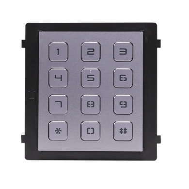 Módulo de teclado Hikvision DS-KD-KP para frente modular