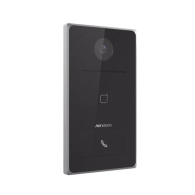 Frente de calle IP Hikvision 2MP con lector MIFARE