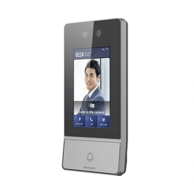 Videoportero IP Hikvision DS-KV9503-WBE1 con reconocimiento facial (Intercomunicador)