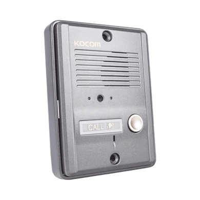 Frente de calle KOCOM KC-MC24M con lente discreto y cuerpo metálico