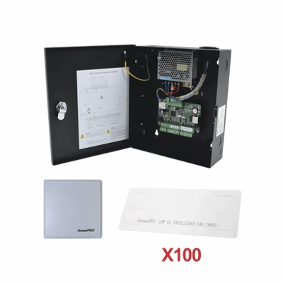 Kit Hikvision para acceso vehicular con etiquetas UHF