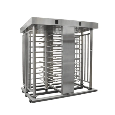 Torniquete doble ACCESSPRO XT-200 inoxidable para alto tráfico