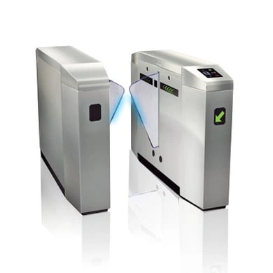 Torniquete óptico AccessPro XT-FLAP con barreras de seguridad