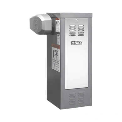 Pluma de acceso vehicular Doorking 1601480S para tráfico intenso con mástil largo