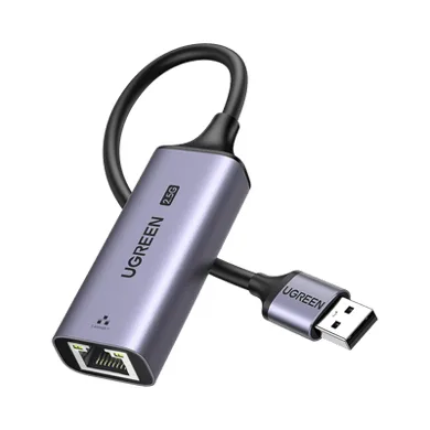 Adaptador USB-A a Ethernet 2.5G UGREEN – compacto y portátil