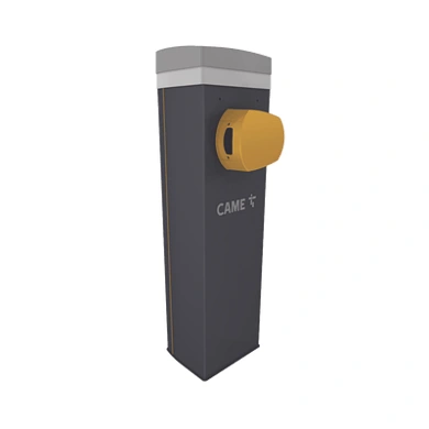 Pluma de acceso vehicular CAME GT4 inoxidable con apertura rápida y dirección configurable