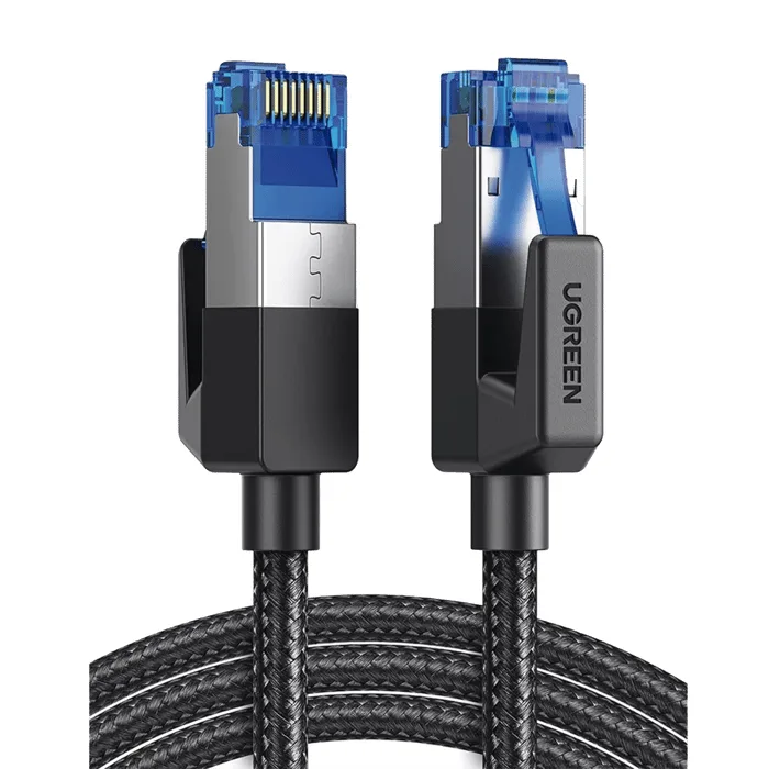 Cable Ethernet Cat8 F/FTP 5 metros UGREEN con malla de nylon