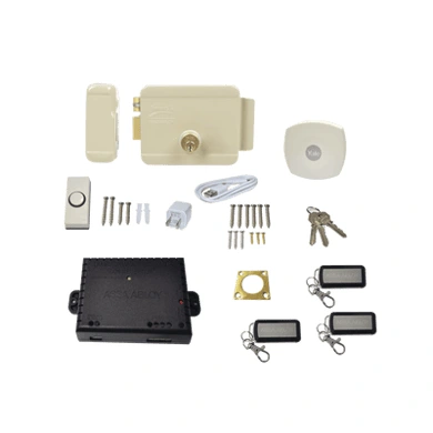 Kit de cerradura eléctrica 321DC izquierda con Hub para apertura remota