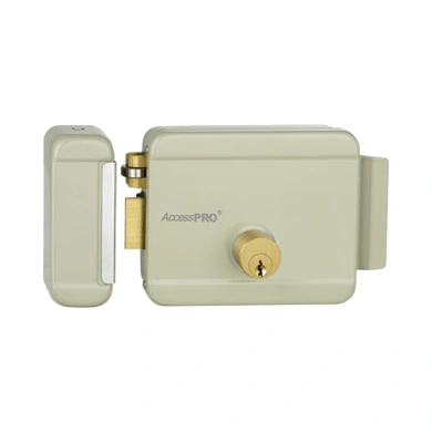 Cerradura eléctrica AccessPRO ACCESSRIML para exterior, lado izquierdo