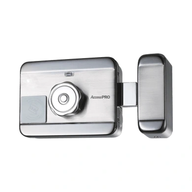 Cerradura eléctrica motorizada ACCESSRIMMOTOR con lector de tarjetas EM