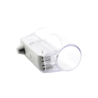 Antena AM de 58 kHz, diámetro 86 mm, color claro.