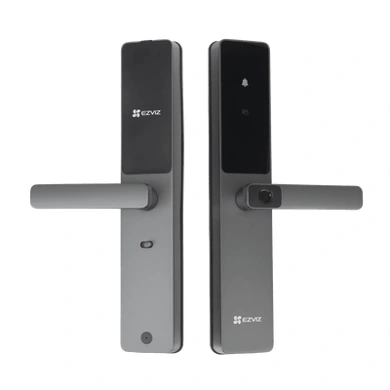Cerradura tipo americano inteligente con huella, código, tag y apertura remota EZVIZ