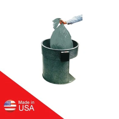 Detector tipo bote de basura para acceso discreto