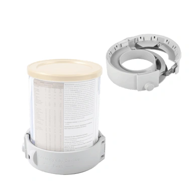 Sujetador tipo bote gris, diámetro 102.5 mm, 8.2 MHz.