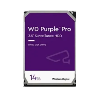 Disco duro WD Purple 14TB para soluciones de videovigilancia.