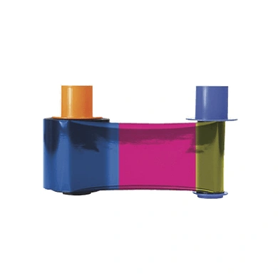 Ribbon HID YMCKOK full color con negro adicional para DTC4250e.