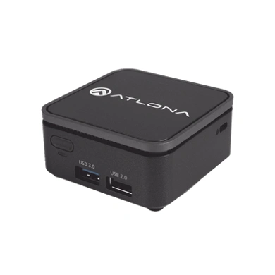 Plataforma de presentación inalámbrica ATLONA AT-WAVE-101 para salas y auditorios.