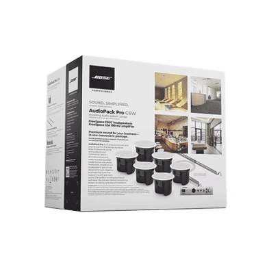 Kit de audio Bose AUDIOPACKPROC6W 6 altavoces de plafón + amplificador Blanco