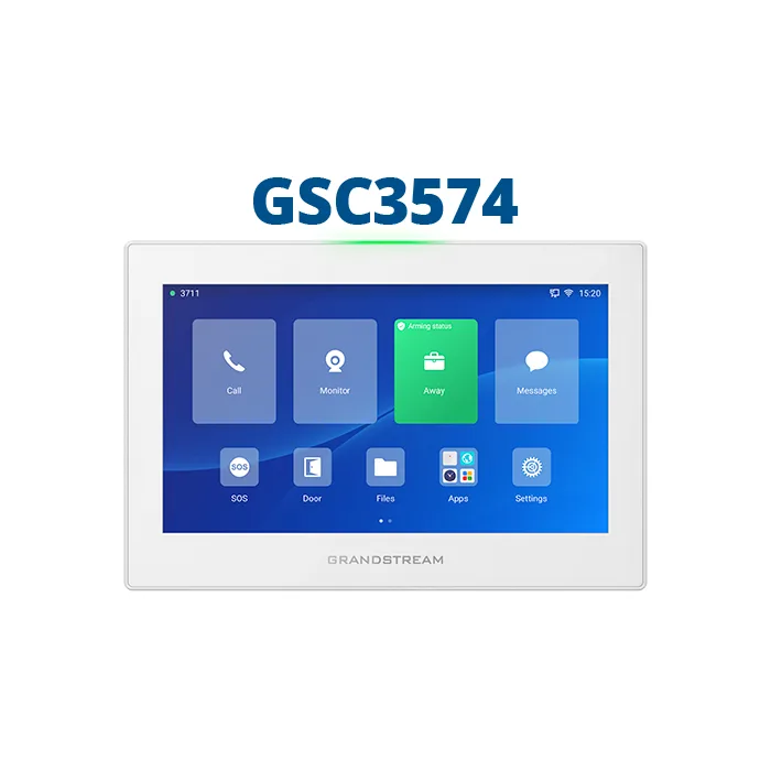 Estación SIP GRANDSTREAM GSC-3574 con Wi-Fi 6 y Bluetooth color blanco.