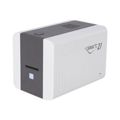 Impresora de tarjetas SMART21 semi-automática con software y tarjetas PVC.