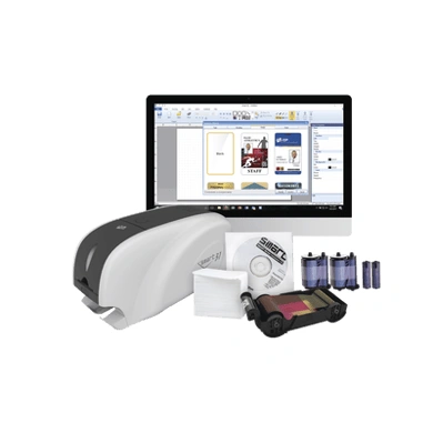 Kit impresora SMART31DK doble cara con ribbons y software