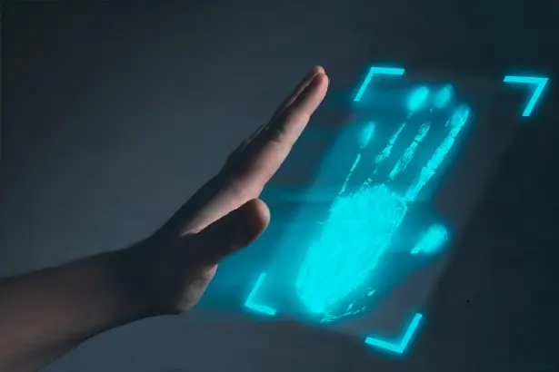 Tecnología de Reconocimiento de la biometría de la mano.